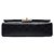 Chanel Black Medium Classic Lambskin Double Flap - vista 3