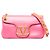 Borsa a tracolla Valentino Pink Nappa VLogo Stud Sign