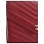 Portafoglio Chanel Red CC Chevron Lambskin Square Envelope Wallet On Chain - vista 12