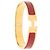 Bracciale Hermès Clic H PM stretto in smalto rosso - vista 4