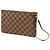 Louis Vuitton Brown Damier Ebene Neverfull Pochette - vista 2