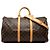 Louis Vuitton Brown Monogram Keepall Bandouliere 50