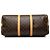 Louis Vuitton Brown Monogram Keepall Bandouliere 50 - vista 3
