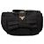 Bow Pochette da polso Prada in Tessuto nero con fiocco
