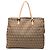 Fendi Beige Zucchino Canvas Tote