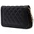 Chanel Black Quilted Caviar Boy Wallet on Chain - vista 2
