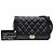 Chanel Black Quilted Caviar Boy Wallet on Chain - vista 7