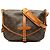 Louis Vuitton Brown Monogram Saumur 25