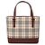 Burberry Beige House Check Canvas Tote