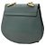 Chloé Drew Crossbody Piccola in Camoscio e Vitello Blu - vista 2