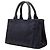 Prada Borsa Tote Small Canvas Canapa Logo Blu - vista 2
