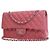 Chanel Pink Medium Classic Lambskin Double Flap - vista 12