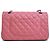 Chanel Pink Medium Classic Lambskin Double Flap - vista 2