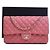 Chanel Pink Medium Classic Lambskin Double Flap - vista 5