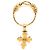 Spilla Croce CC Chanel Gold Plated Oro - vista 3
