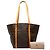 Louis Vuitton Brown Monogram Sac Shopping - vista 7