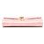 Clutch Dolce & Gabbana in raso rosa e pizzo con lucchetto e catena - vista 3