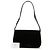 Prada Schultertasche aus schwarzem Samt - Ansicht 7