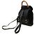 Bamboo Zaino Gucci in suede nero con coulisse e bambù - vista 2