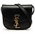 Autre Marque Saint Laurent Black Small Leather Monogram Kaia Crossbody
