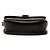 Autre Marque Saint Laurent Black Small Leather Monogram Kaia Crossbody - vista 3