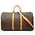 Louis Vuitton Brown Monogram Keepall Bandouliere 55