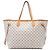 Louis Vuitton White Damier Azur Neverfull GM