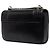 Borsa a tracolla Prada Diagramme con patta in nappa nera - vista 2