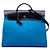Hermès Blue Toile Herbag Zip 39