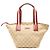 Gucci Beige GG Canvas Web Tote