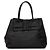 Borsa Prada Black Tessuto Canapa Logo Bow Satchel