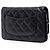 Chanel Black CC Quilted Caviar Wallet on Chain - vista 2