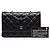 Chanel Black CC Quilted Caviar Wallet on Chain - vista 8