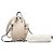 Mini Borsa Hammock LOEWE in pelle e tela beige - vista 7