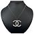 Collana Chanel Coco Argento e Strass
