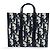 Christian Dior Book Tote mit Gurt aus Oblique Canvas Medium