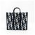 Christian Dior Book Tote mit Gurt aus Oblique Canvas Medium - Ansicht 2
