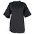 Camiseta oversized Balenciaga BB en algodón negro