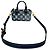 Louis Vuitton Nano Speedy in cotone blu - vista 12