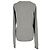 Autre Marque Yves Saint Laurent Logo-Sweatshirt aus grauer Wolle - Ansicht 9