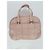 Borsa Chanel LAX Square Bowler in pelle rosa pastel - vista 19