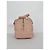 Borsa Chanel LAX Square Bowler in pelle rosa pastel - vista 20