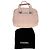 Borsa Chanel LAX Square Bowler in pelle rosa pastel - vista 3