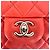 Borsa Chanel Classic Double Flap in pelle rossa - vista 11
