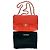Borsa Chanel Classic Double Flap in pelle rossa - vista 5