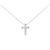Autre Marque Collana Croce in Diamanti Au750