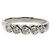 Autre Marque Platinring mit Diamanten - Ansicht 3