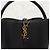 Autre Marque SAINT LAURENT Borsa a secchiello nera in pelle - vista 15