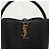 Autre Marque SAINT LAURENT Borsa a secchiello nera in pelle - vista 5