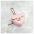 Charm per borsa Chanel cuore rosa in pelle - vista 13